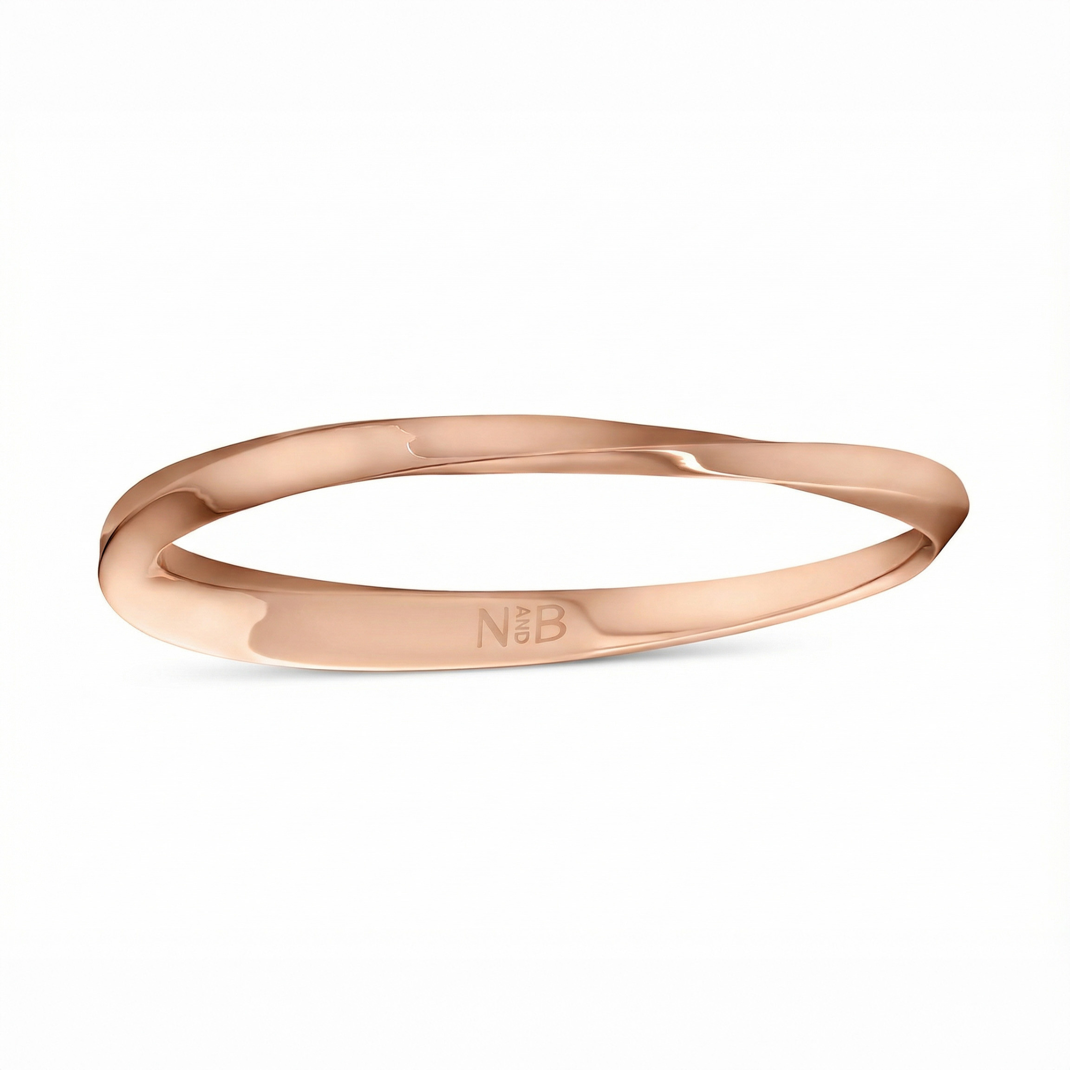 Lilo Bangle in 18K Rose Gold Vermeil