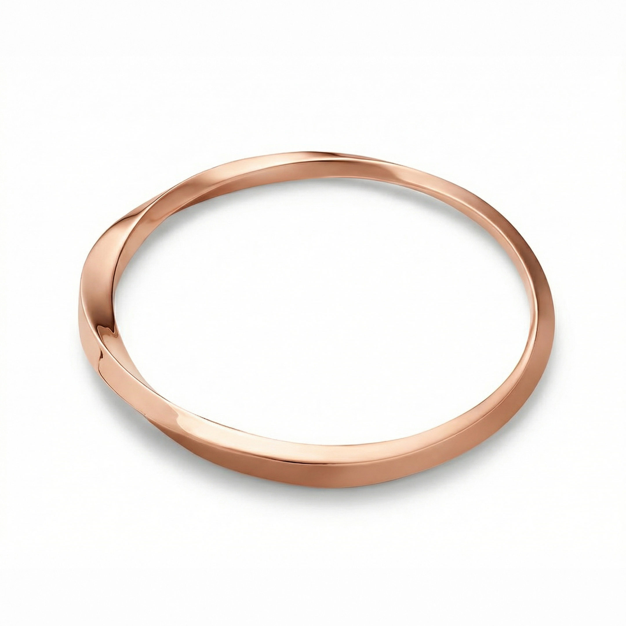 Lilo Bangle in 18K Rose Gold Vermeil
