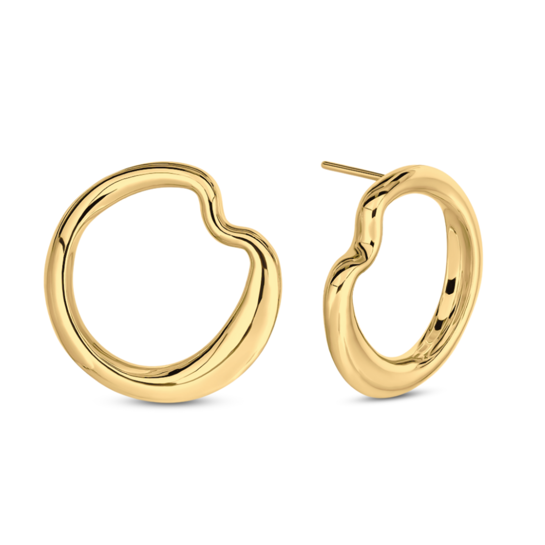 Tufa Earrings - 18K Gold Vermeil