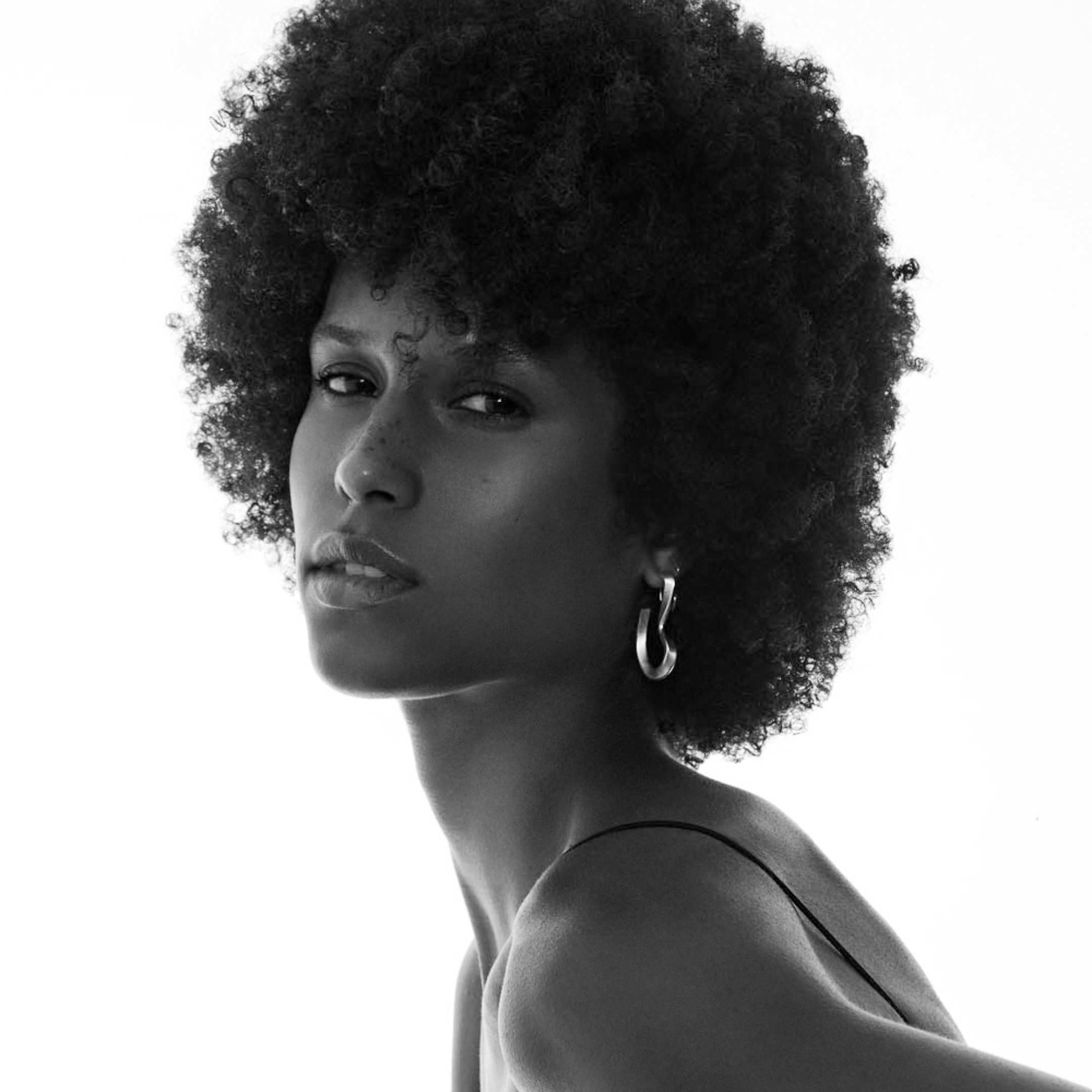 Sahab Hoop Earrings in Silver - Small