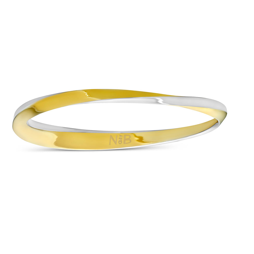 Lilo Bangle Two-tone - Silver And Vermeil