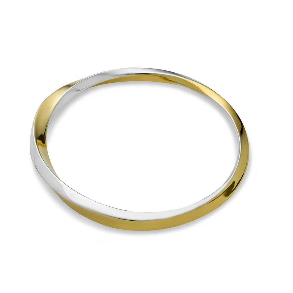 Lilo Bangle Two-tone - Silver And Vermeil