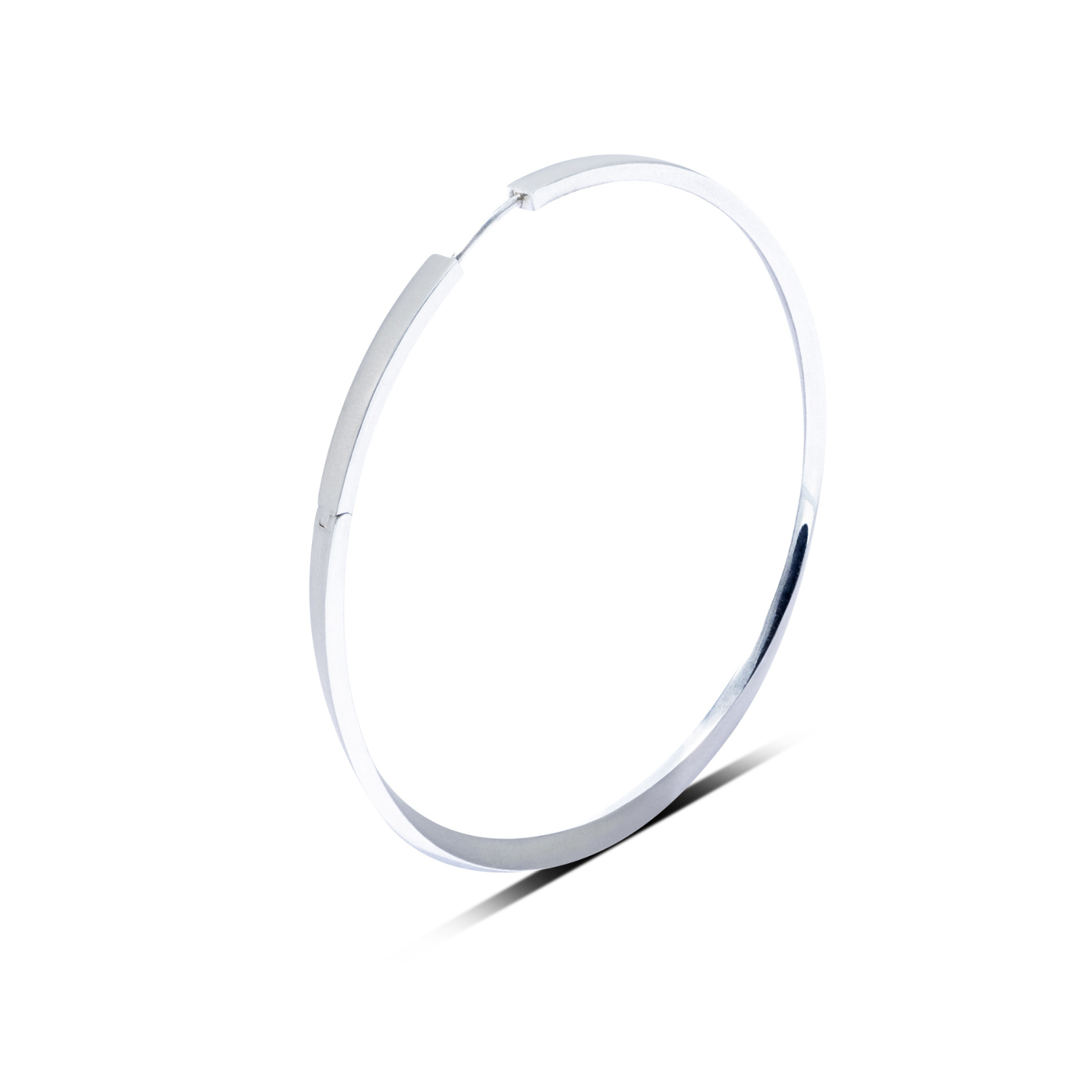 Lilo Hoops in Silver - Small