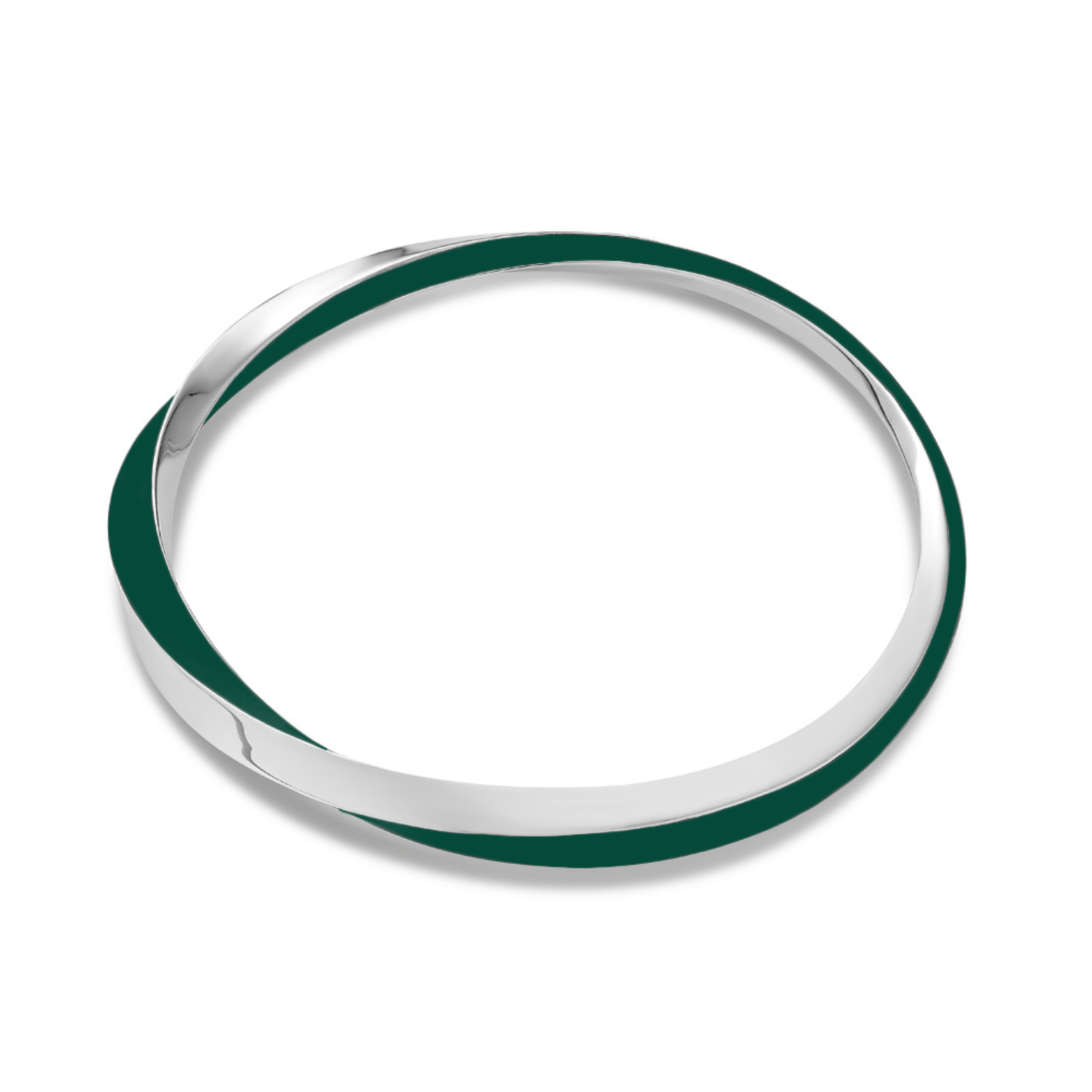 Lilo Color Bangle - Silver