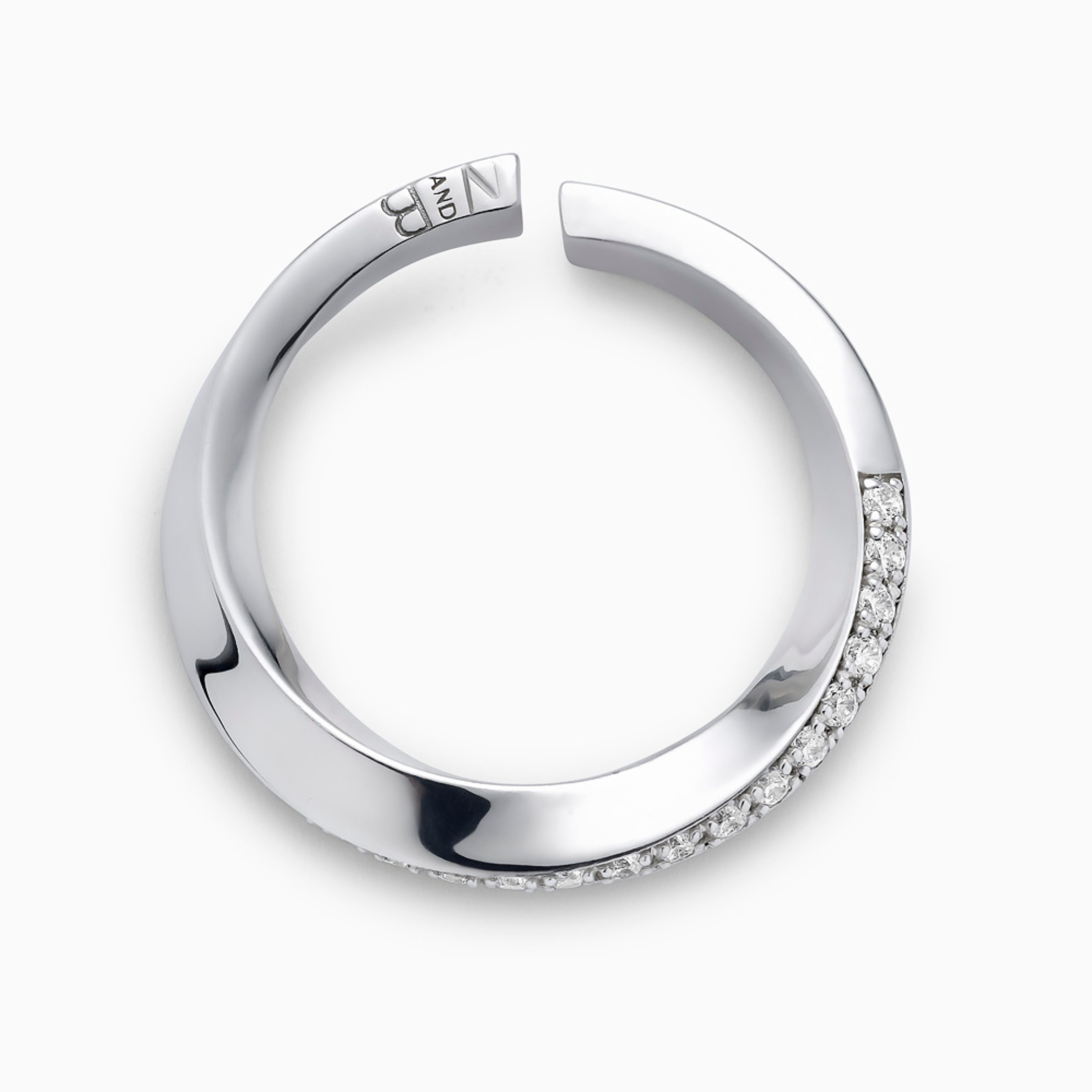 Lilo Ring with Diamonds - Silver